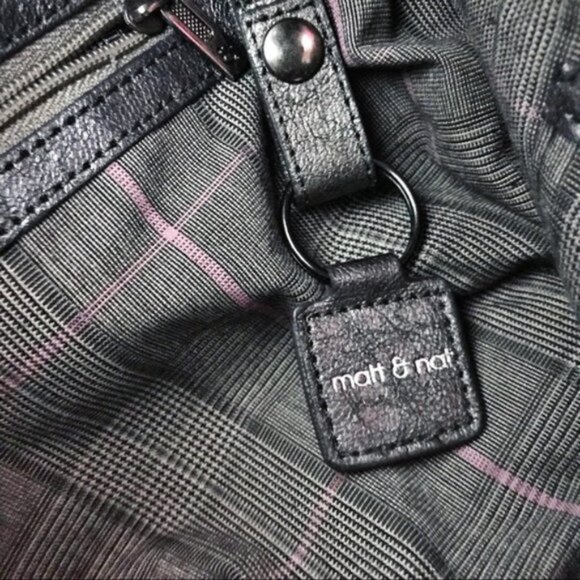 Matt  Nat Gray Japanese Paper Vegan Textured bag - Picture 9 of 10